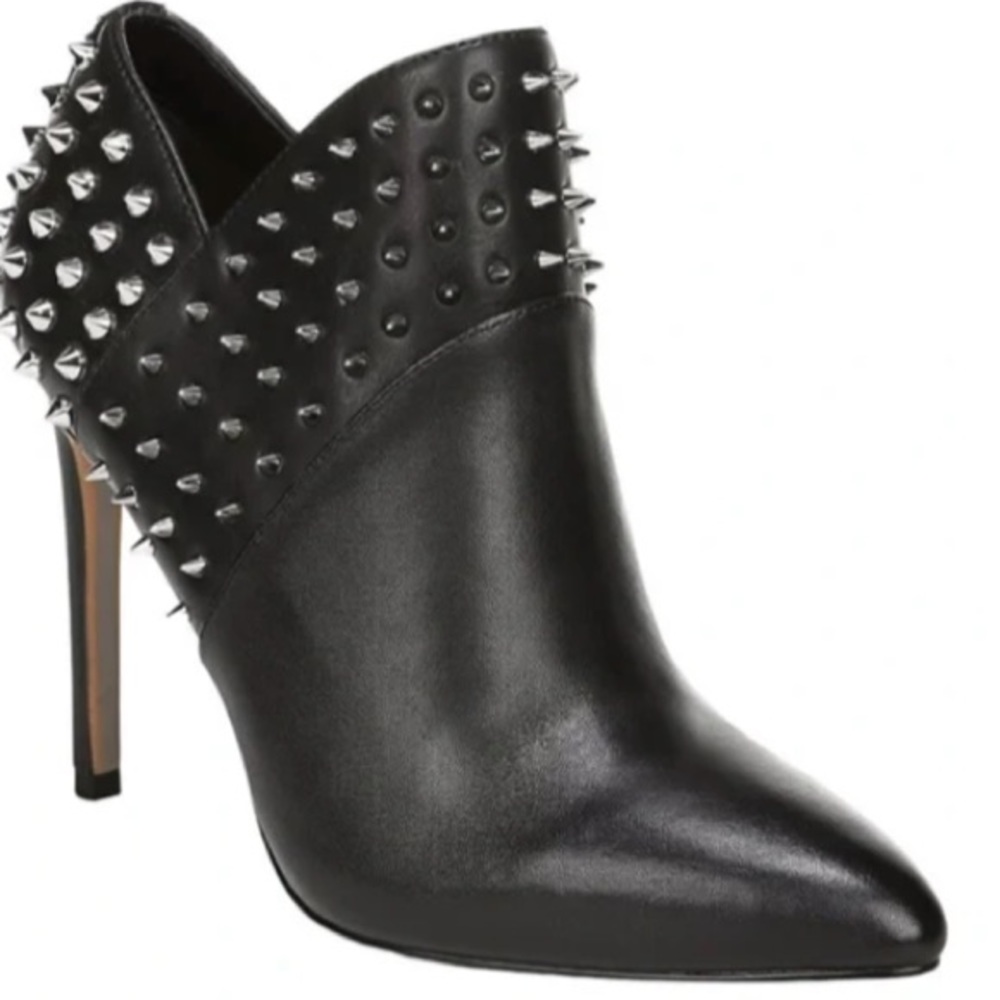 Sam Edelman Wally Studded Leather Stiletto Booties